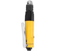Air Drill, Small Drill 1.5-10mm Pneumatic Drill Power Drill 3/8 Chuck Zinc Alloy Straight Pneumatic Tools for Descaling Stirring Polishing Grinding