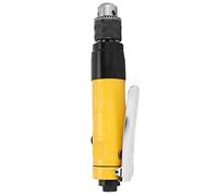 Air Drill, Small Drill Pneumatic Tools 3/8 Chuck Zinc Alloy Straight 1.5-10mm Pneumatic Drill Power Drill for Descaling Stirring Polishing Grinding