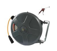 Air Drum Automatic Retractable Hose Reel Car Repair Water Electric PU Clip Pneumatic Tool Smart Slow Retract(15m air Drum)