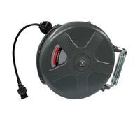 Air Drum Automatic Retractable Hose Reel Car Repair Water Electric PU Clip Pneumatic Tool Smart Slow Retract(15m Electric Drum)