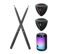 Air Drum Set,Electric Air Drum Sticks Kit,with Drumsticks,Pedals,Coloring Speaker and Bluetooth, Invisible Drum Drum for Adults, Kids, Gift