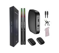 Air Drumsticks, 3D Motion Sensing Virtual Drum Kit with RGB Lights, Portable Silent Practice for Kids, Teens & Adults, Fun Gift for Beginners & Music Lovers