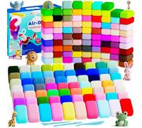 Air Dry Clay 156 Colors, Modeling Clay for Kids, Model Magic Clay, DIY Molding Clay Kit with Sculpting Tools, Soft and Non-Sticky, Gift for Boys Girls Kids