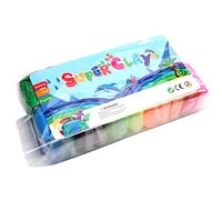 Air Dry Clay 24 Colors Modeling Clay Kit for Kids Art Projects Soft Self Drying Lightweight Sculpting Material Early Learning Educational Toy (Sky Blue, One Size)