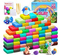 Air Dry Clay 64 Colors, Modeling Clay for Kids, DIY Molding Magic Clay, Gift for Kids