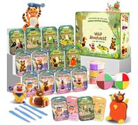 Air Dry Clay for Kids - 12 Designs Modeling Clay Kit - Model Sculpting Set, Ultra Soft Safe & Non-Sticky | DIY Crafts, School Projects & Party Favors for Boys & Girls (A)