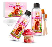Air Dry Clay Glaze - 7oz/200ml Polymer Glaze Varnish, Waterproof & Scratch-Resistant, Prevents Cracking, High Gloss Clay Sealant, Suitable for Pottery, Sculptures, Acrylic Paintings & Wood Products