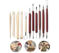 Air Dry Clay Modelling Tools Pottery Kit 11 Pack Polymer Clay Tools Sculpting Set Art Supplies DIY Craft Kits Wax Carving Engraving Tool
