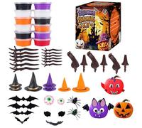Air Dry Clay | Plasticine Craft Kit | Halloween Toddler Crafts | Halloweens Airs Drys Clays Activity Set | Fall Art Supplies for Home, School, Parties, Travel &, Children (4-6 Years Old)