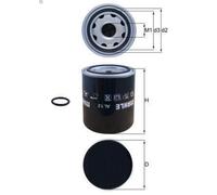 Air Dryer Cartridge, compressed-air system MAHLE AL 12 for MAN NM 4.58 1992-1997