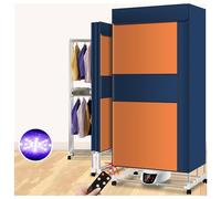 Air Dryers Clothes Indoor Electric, Intelligent Constant Temperature Remote Control Air Dryers Clothes Indoor Electric, Foldable Large Space Air Dryer Clothes Wet Weather,Blue