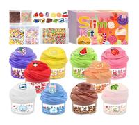 Air-Drying Clay - 10 Colours Soft Non-Adhesive Toys | Scented Craft Clay | For Teenagers and Adults as well as Pottery Art Projects as well as Classroom and Christmas Party