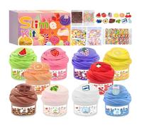 Air-Drying Clay for Children, 10 Colours, Scented Non-Sticky Toys, Scented Craft Clay for Teenagers and Adults, Pottery Art Projects, Classroom and Christmas Party