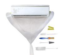 Air Duct Cleaning Kit | 1 Set Mini Split Ac Cleaning Kit,Air Conditioner Cover Waterproof Bag, Wall Mounted Dust Washing Protector for Home
