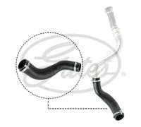 Air duct pipe AEM (Ethylene Acrylate Rubber) 09-0662 GATES for FORD FOCUS II