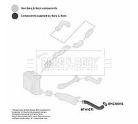 BORG & BECK BTH1071 Charger intake hose