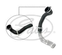 Air duct pipe Polychloroprene (Neoprene) 09-0566 GATES for LAND ROVER