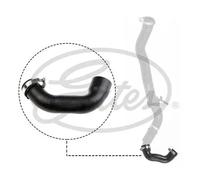 Air duct pipe Silicone 09-0810 GATES for DACIA RENAULT