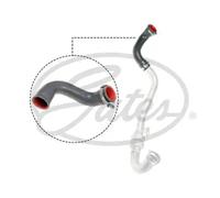 Air duct pipe Silicone 09-1311 GATES for RENAULT MEGANE II SCÉNIC II