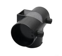 Air Duct Tee Connector for Automotive Heater Systems - 60 mm / 75 mm Three-Way Plastic Exhaust Fitting with Adjustable Flap, High- Resistant to(75mm-T)