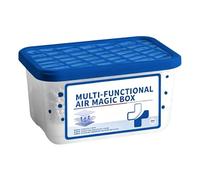 Air Dust Collector Box - Automatic Fine Removal Unit, Continuous Hair Debris Trapping System with Sealed Filter Chamber, Portable Purifier Device, Household Car Space Cleaning Support Tool