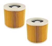 Air Dust Filters Compatible for Karcher Vacuum Cleaners Parts Cartridge HEPA Filter WD2250 WD3.200 MV2 MV3 WD3 Filter Parts(1Pcs Filters)