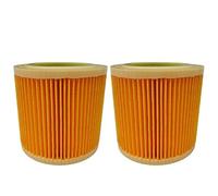 Air Dust Filters,For Karcher Vacuum Cleaners Parts Cartridge HEPA Filter WD2250 WD3.200 MV2 MV3 WD3,For Karcher Filter Parts (Color : 2pc)