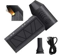 Air Duster, 130000RPM Portable Mini Electronic Compressed Air Duster Gun - 4-Gear Fast Charging Air Blower Car Dryer Keyboard Cleaner for Computer Keyboard Pet Car House Outdoor (130x78x38mm)