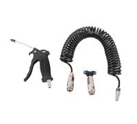 Air Duster Blow Gun Set Premium Type Design Strong Air Blowing for Cleaning Dust of Precise Machinery Household Car Beauty PCBA Cleaning Black Hose Diameter 8mm Length 5M