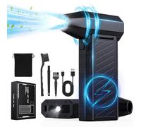 Air Duster Compressed 180000RPM, CCmall Electric Air Duster Cleaner Wind Pressure 200g Cordless Air Blower Rechargeable Jet Dry Blower with LED for Car Home PC Deep Cleaning, Repl Compressed Air Can