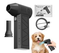 Air Duster Electric - Compressed Air Duster | Long Lasting Rechargeable Air Bagger | Adjustable Hand Dryer Machine Cleaning Accessories for PC Electronics | Reducció