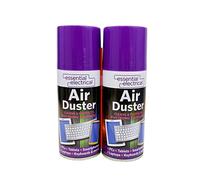 Air Duster Spray - 2 Pack of 200ml Cans for Electronics and Sensitive Equipment for Laptop Tablets Keyboards Smartphones Cameras, Compressed Gas Cleaner Protector Easy & Fast Power cleanup