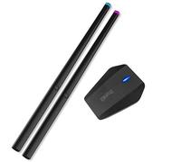 Air Electronic Drum Kit, PocketDrum2 Virtual Reality Drum Strike with Drum Console and Drumstick, 5 Drums and 3 Wipe, Bluetooth MIDI Support, for Adults Kids