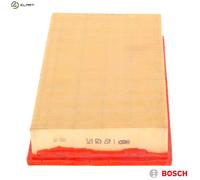 Bosch S9875 Car Air Filter - Separates Particles from the Air Intake - Moisture-resistant plus High Tensile Strength