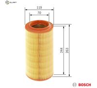 Bosch S3538 Car Air Filter - Replacement Filter