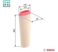 Bosch Air Filter Range Rover Mk3 (L322) 3.0d 4x4 up to 09/2006 PHE000040