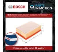 Bosch Air Filter Insert 1 457 433 098, Moisture-resistant, High Strength, for Peugeot/Citroën