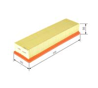 Bosch Car Air Filter S3159 - 1457433159