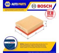 BOSCH 1457433280 Air Filter Fits Citroën Xsara Xsara Picasso Peugeot 206 206 Van
