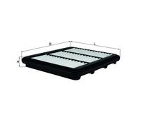 MAHLE LX 2690 Air filter