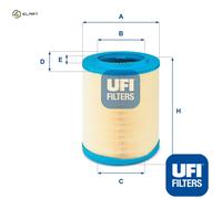 AIR FILTER 27.606.00 FOR ALFA ROMEO 939 A6.000 1.9L 939 A4.000 1.8L 4cyl 159 159