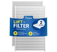 Air Filter 2x Filter for Tumble Dryer Replacement for Bosch 00481723 481723 Siemens Neckermann Lloyds Air Filter Set 140 x 95 x 17 mm