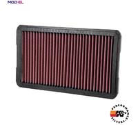 K&N High Flow Replacement Air Filter 33-2530 - Washable - Durable - Reusable