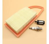 Air Filter & 4-Stroke Fuel Filter Set Compatible with BR600 BR500 BR550 Back Blower CMR6H / Compatible with Stens 605-599