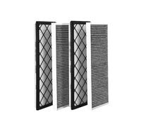 Air Filter 4PCS External Air Conditioning Filter Carbon Cloth Fit For Tesla Model Y 2020-2024 Activated Cartridge