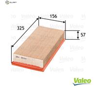 AIR FILTER FOR CITRO N PEUGEOT LANCIA FIAT ROVER FSO BX XB B1E D2A D6C VALEO