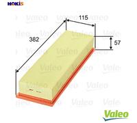 AIR FILTER FOR RENAULT OPEL VAUXHALL BEDFORD VOLVO ARO 21 BOX S48 J8S 704 VALEO