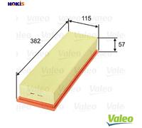 Valeo Air Filter 585014 - Fits Renault Opel Vauxhall Bedford Volvo ARO - Box S48 J8S 704