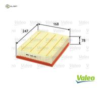 VALEO 585018 Air Filter Engine Filters Excellent Filtration Properties, Longlife Capacity, Exact and Easy Fit