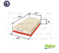 VALEO Engine Air Filter Fits RENAULT Grand Megane Scenic Saloon 8200371663